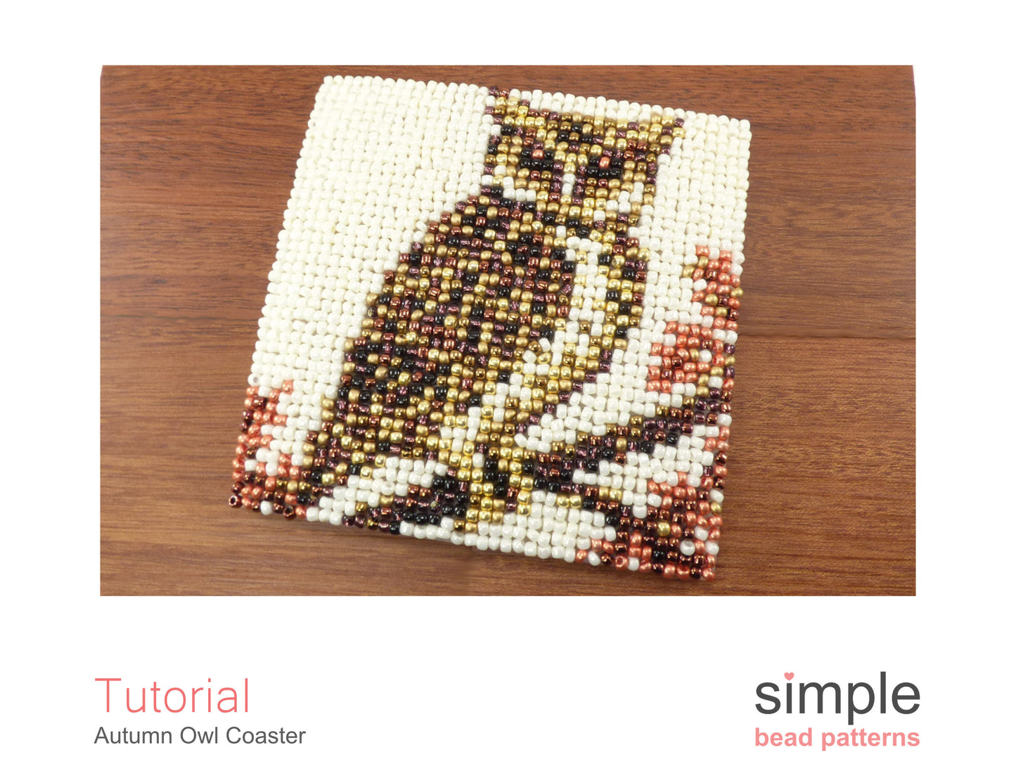Autumn Owl Coaster Beading Pattern