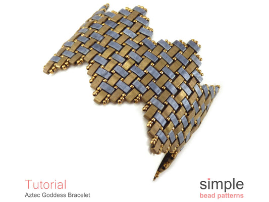 Aztec Goddess Bracelet Beading Pattern