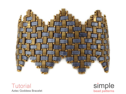 Aztec Goddess Bracelet Beading Pattern