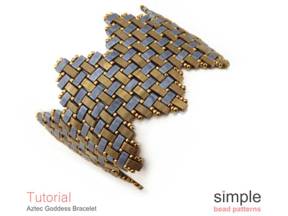 Aztec Goddess Bracelet Beading Pattern