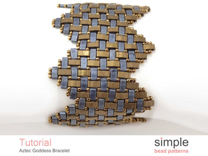 Aztec Goddess Bracelet Beading Pattern