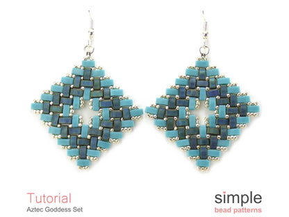 Aztec Goddess Earrings & Necklace Pattern