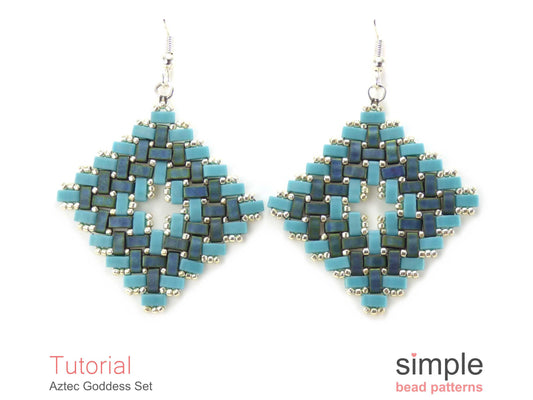 Aztec Goddess Earrings & Necklace Pattern