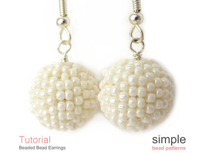 Beaded Bead Earrings Pattern