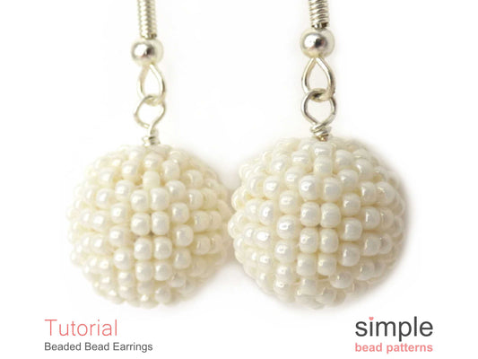 Beaded Bead Earrings Pattern