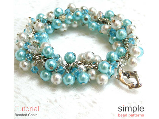 Beaded Chain Bracelet Tutorial