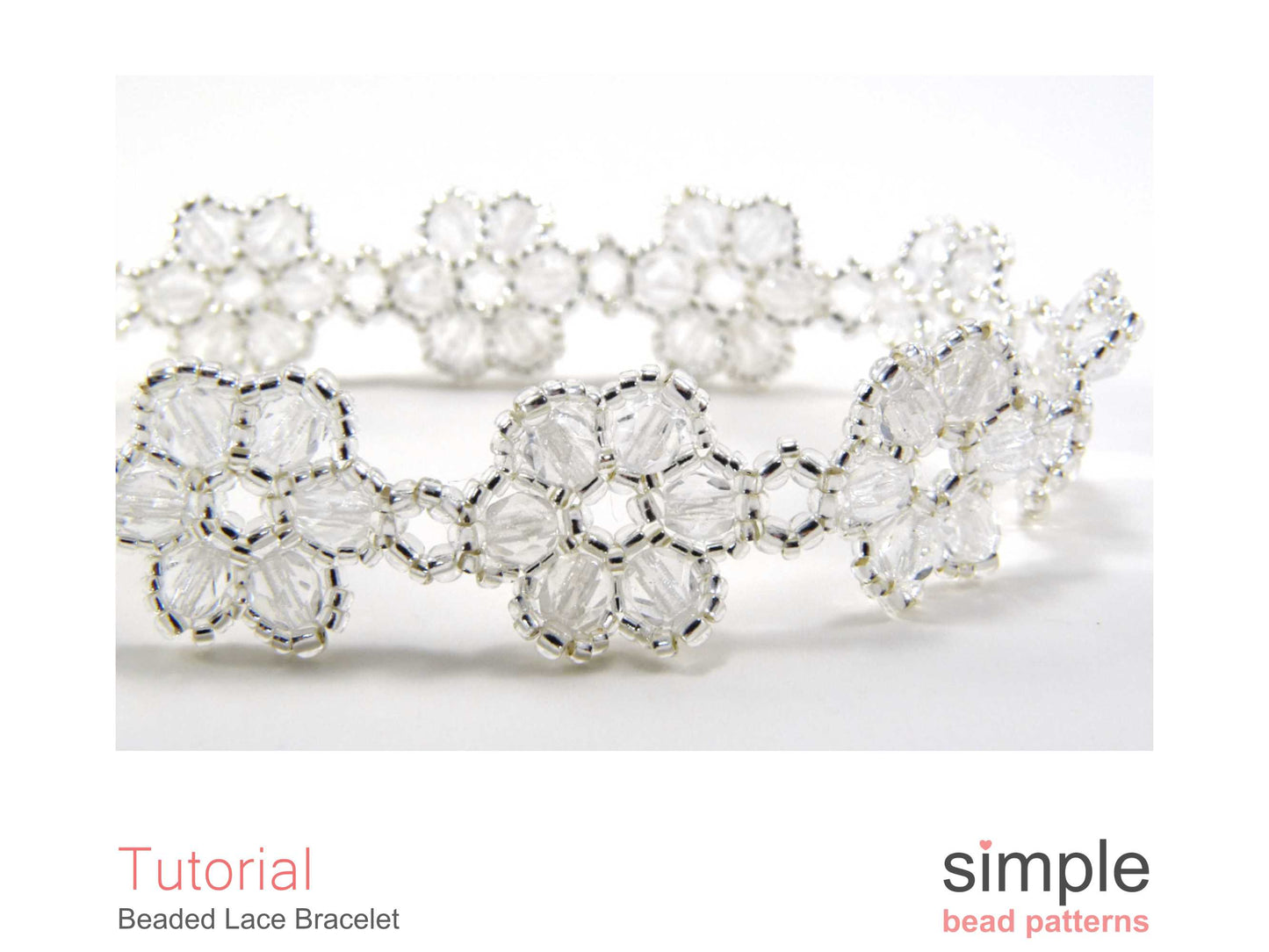 Beaded Lace Flower Bracelet Pattern