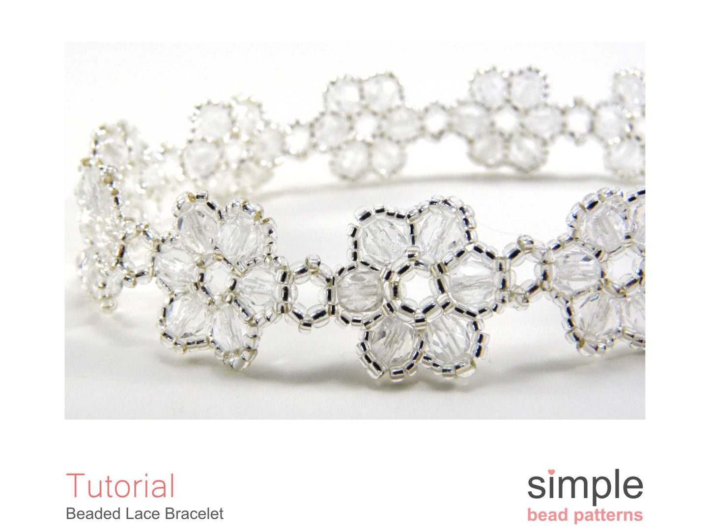Beaded Lace Flower Bracelet Pattern