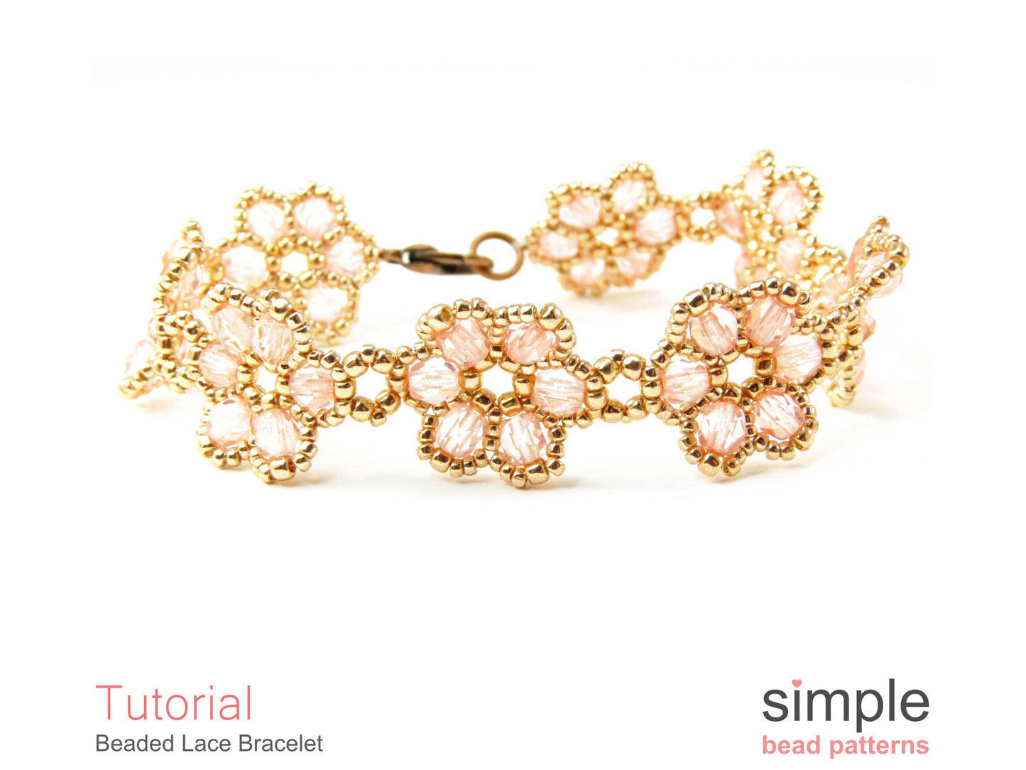 Beaded Lace Flower Bracelet Pattern