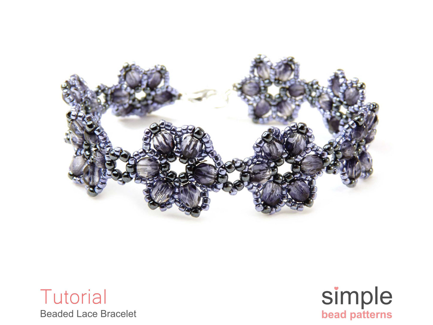 Beaded Lace Flower Bracelet Pattern