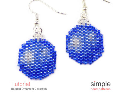 Beaded Ornament Earrings, Necklace, & Ornament Pattern