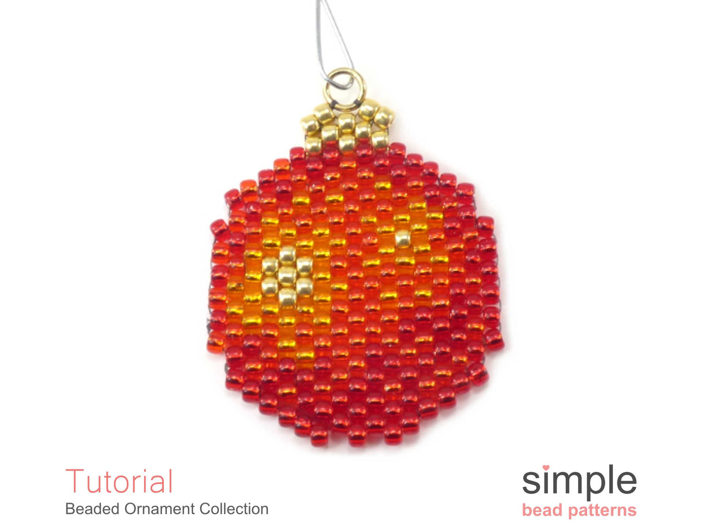 Beaded Ornament Earrings, Necklace, & Ornament Pattern