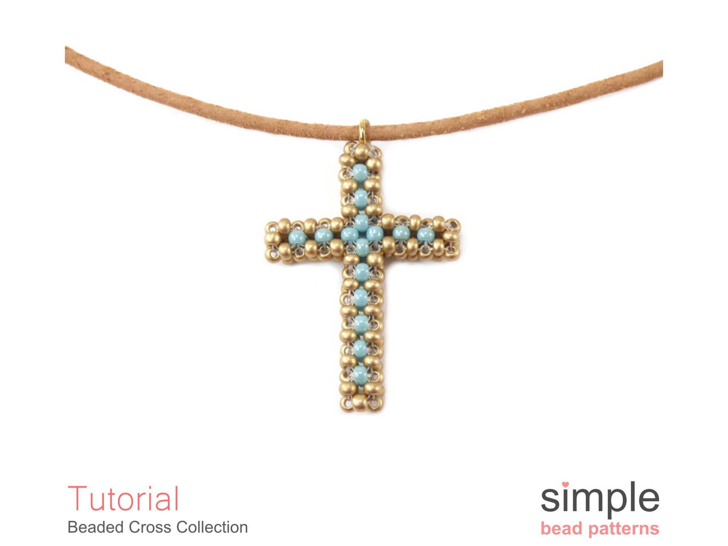 Beaded Cross Necklace, Earrings, & Ornament Pattern