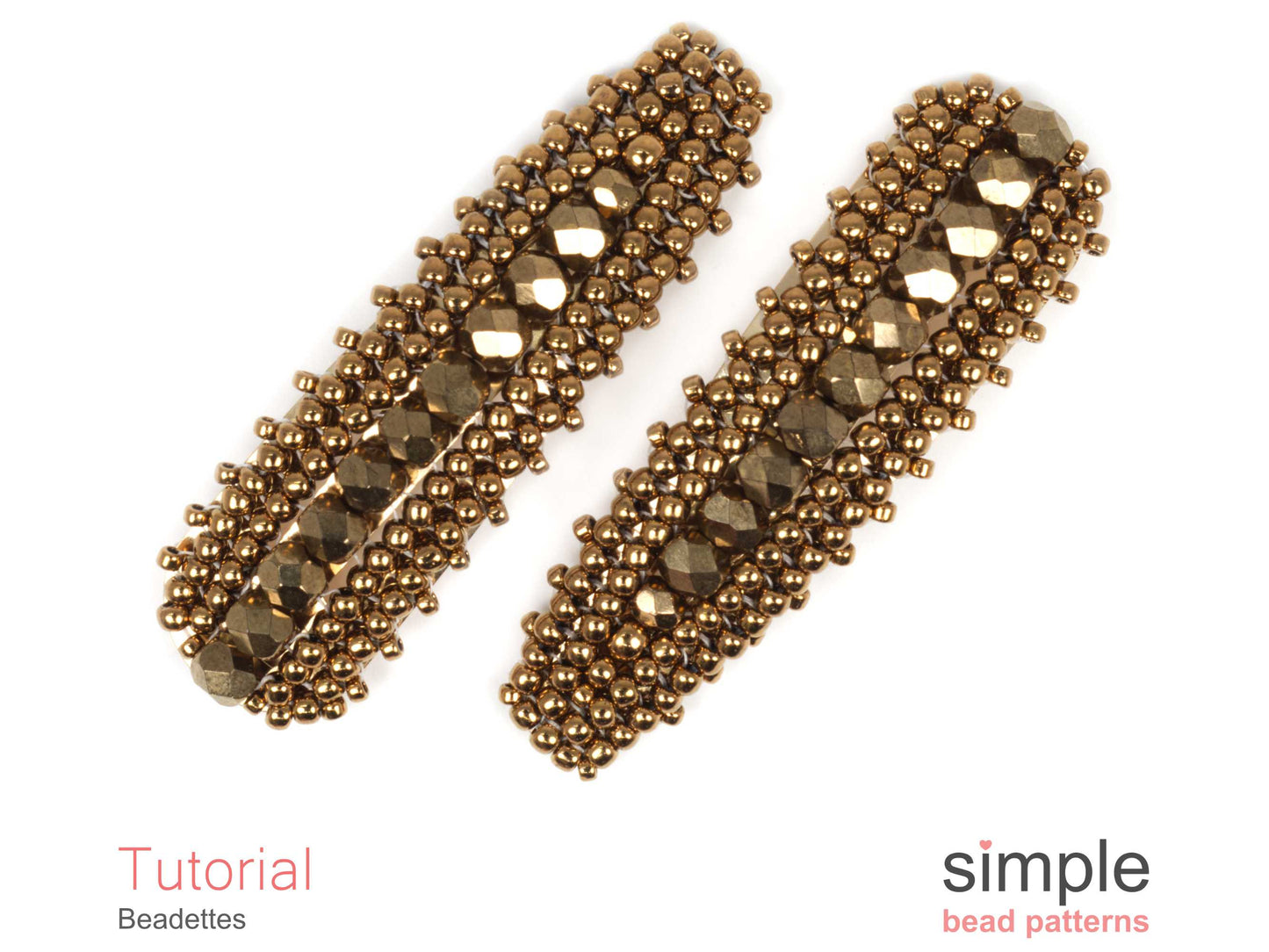 Beadettes Beaded Hair Clips Pattern