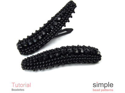 Beadettes Beaded Hair Clips Pattern