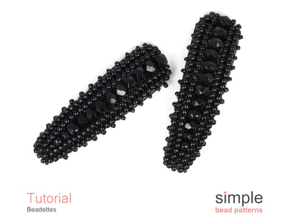 Beadettes Beaded Hair Clips Pattern