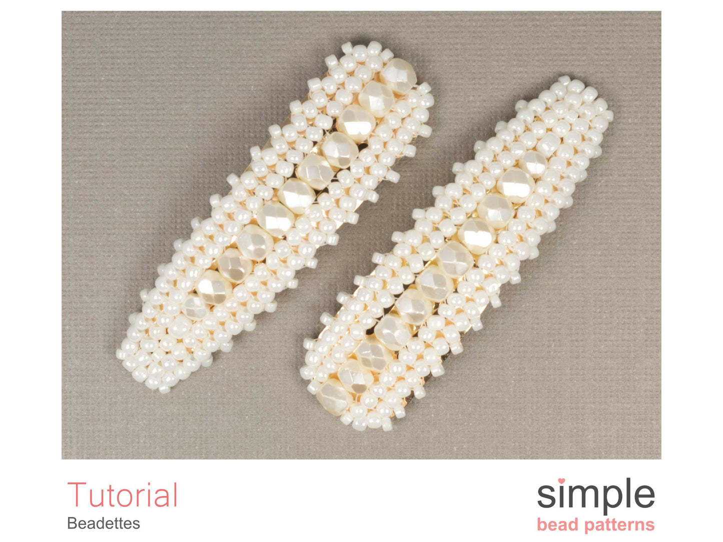 Beadettes Beaded Hair Clips Pattern