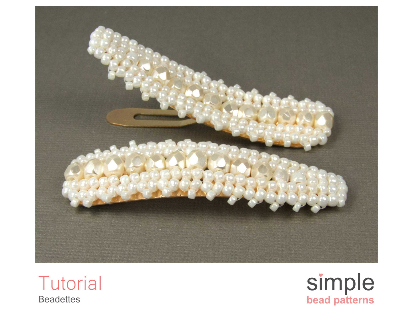 Beadettes Beaded Hair Clips Pattern