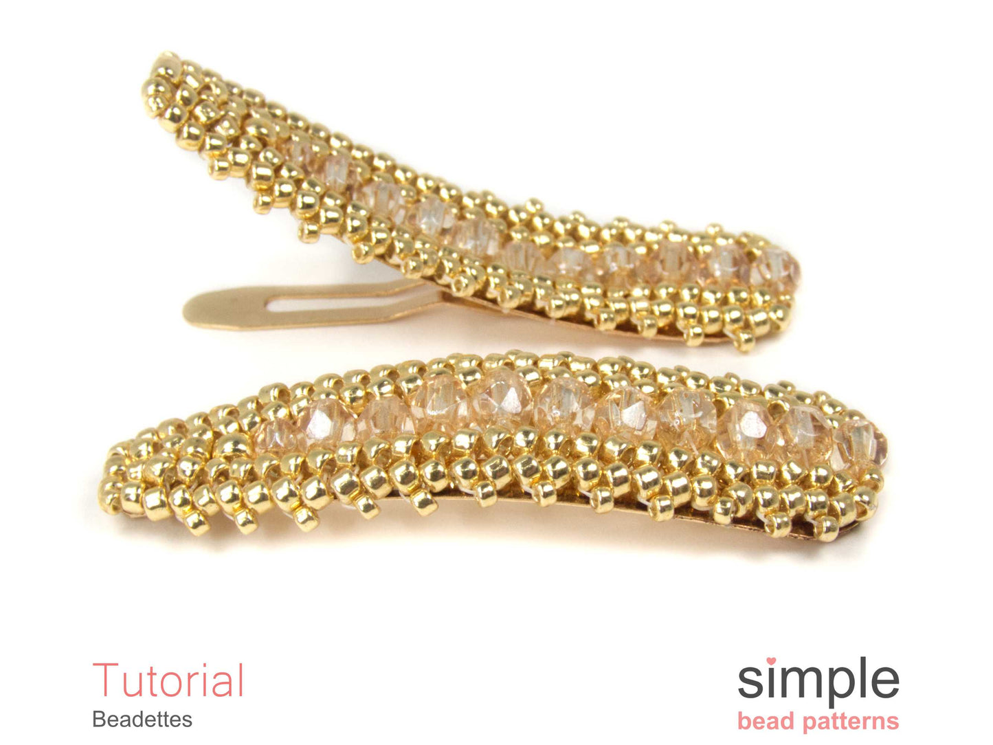Beadettes Beaded Hair Clips Pattern