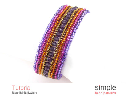 Beautiful Bollywood Bracelet Beading Pattern