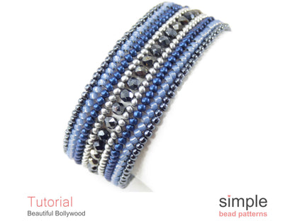 Beautiful Bollywood Bracelet Beading Pattern