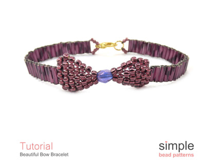 Beautiful Bow Bracelet Beading Pattern