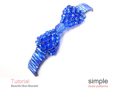 Beautiful Bow Bracelet Beading Pattern