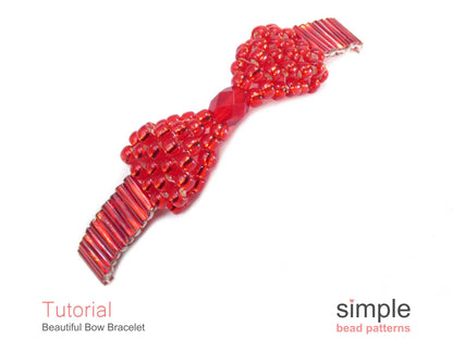 Beautiful Bow Bracelet Beading Pattern