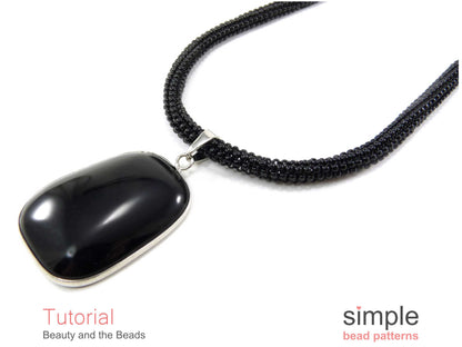 Beauty and the Beads Necklace Beading Pattern