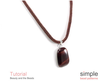 Beauty and the Beads Necklace Beading Pattern