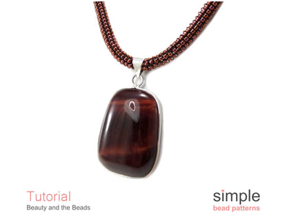 Beauty and the Beads Necklace Beading Pattern