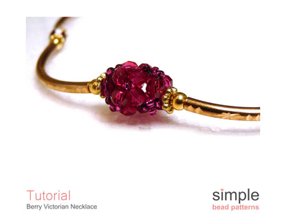 Berry Victorian Necklace Beading Pattern