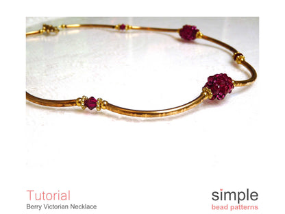 Berry Victorian Necklace Beading Pattern