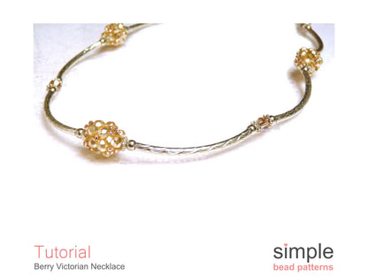 Berry Victorian Necklace Beading Pattern