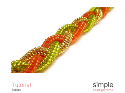 Braided Bracelet & Necklace Beading Pattern