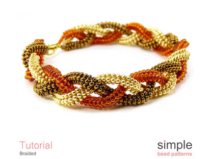Braided Bracelet & Necklace Beading Pattern