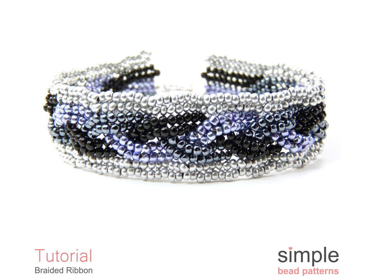 Braided Ribbon Bracelet Beading Pattern