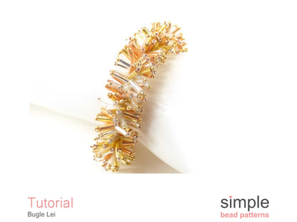 Bugle Lei Bracelet & Necklace Beading Pattern