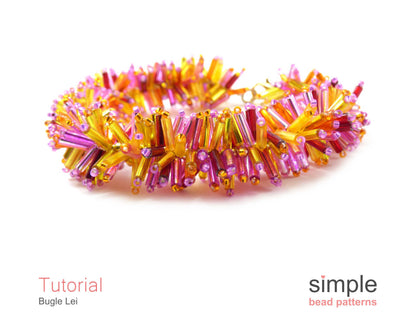 Bugle Lei Bracelet & Necklace Beading Pattern