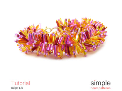 Bugle Lei Bracelet & Necklace Beading Pattern