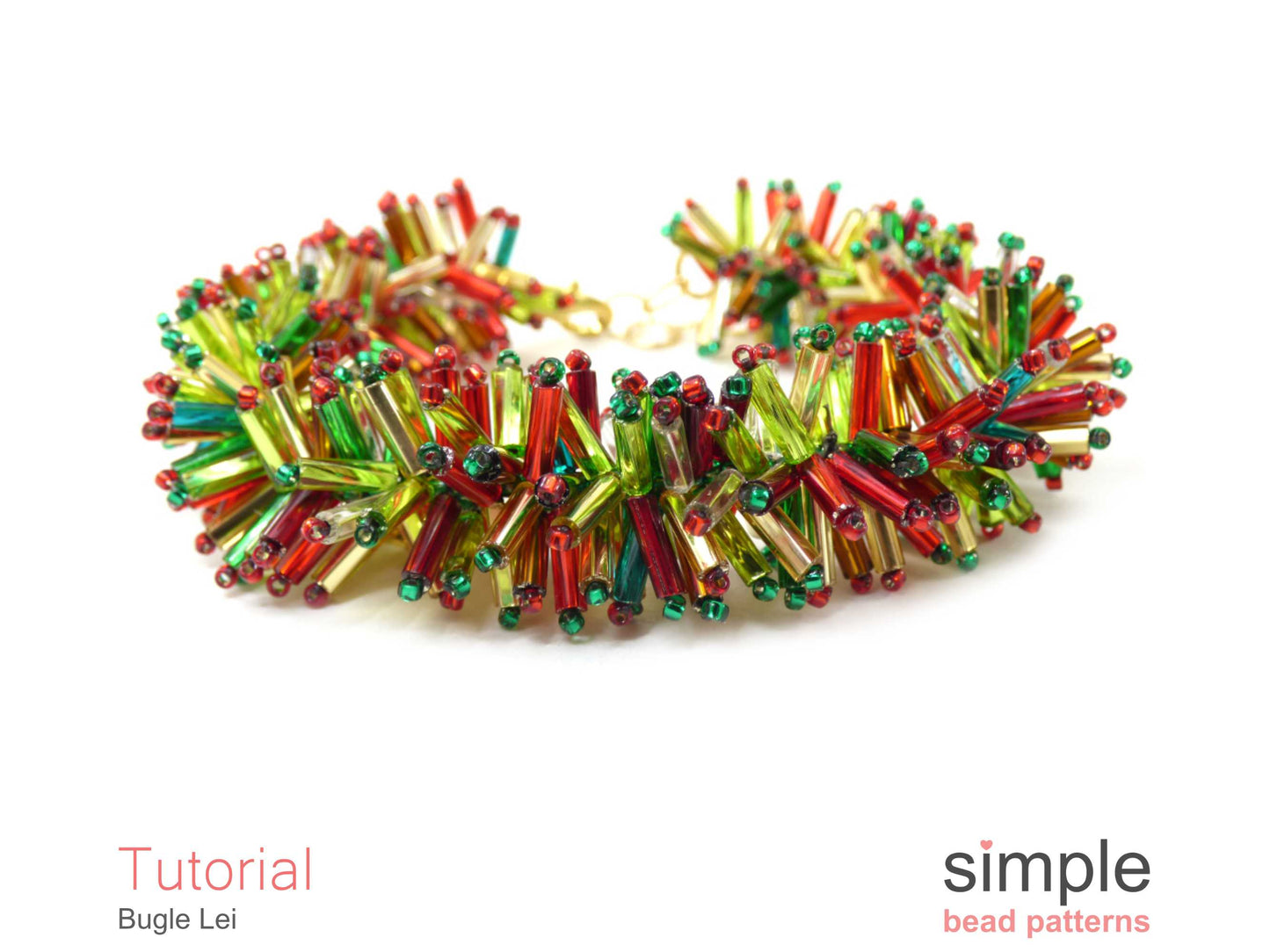 Bugle Lei Bracelet & Necklace Beading Pattern