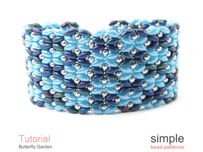 Butterfly Garden Bracelet Beading Pattern