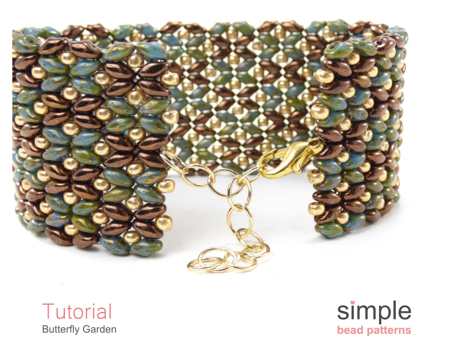 Butterfly Garden Bracelet Beading Pattern