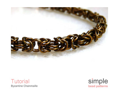 Byzantine Chainmaille Bracelet & Necklace Tutorial