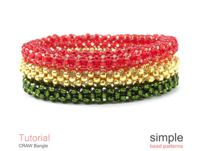 CRAW Bangle Bracelet Beading Pattern
