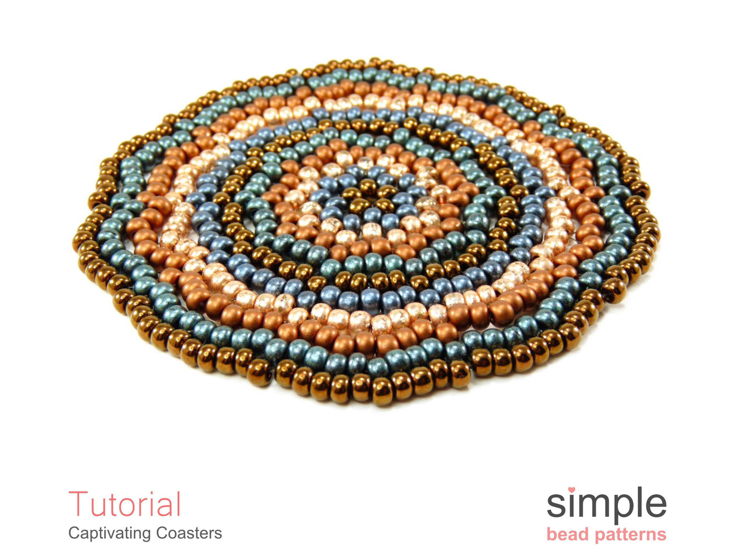 Captivating Coasters Beading Pattern