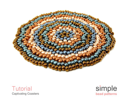 Captivating Coasters Beading Pattern