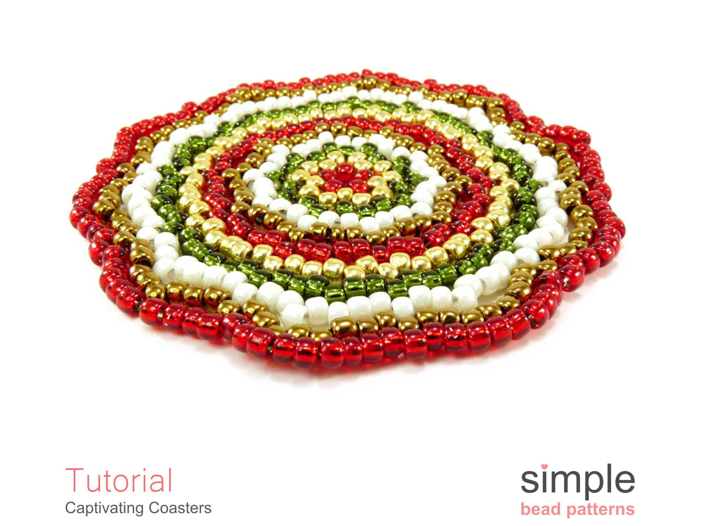 Captivating Coasters Beading Pattern