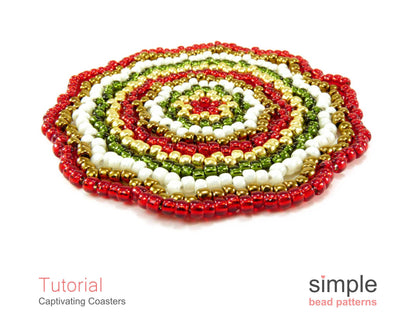 Captivating Coasters Beading Pattern