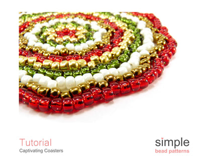 Captivating Coasters Beading Pattern